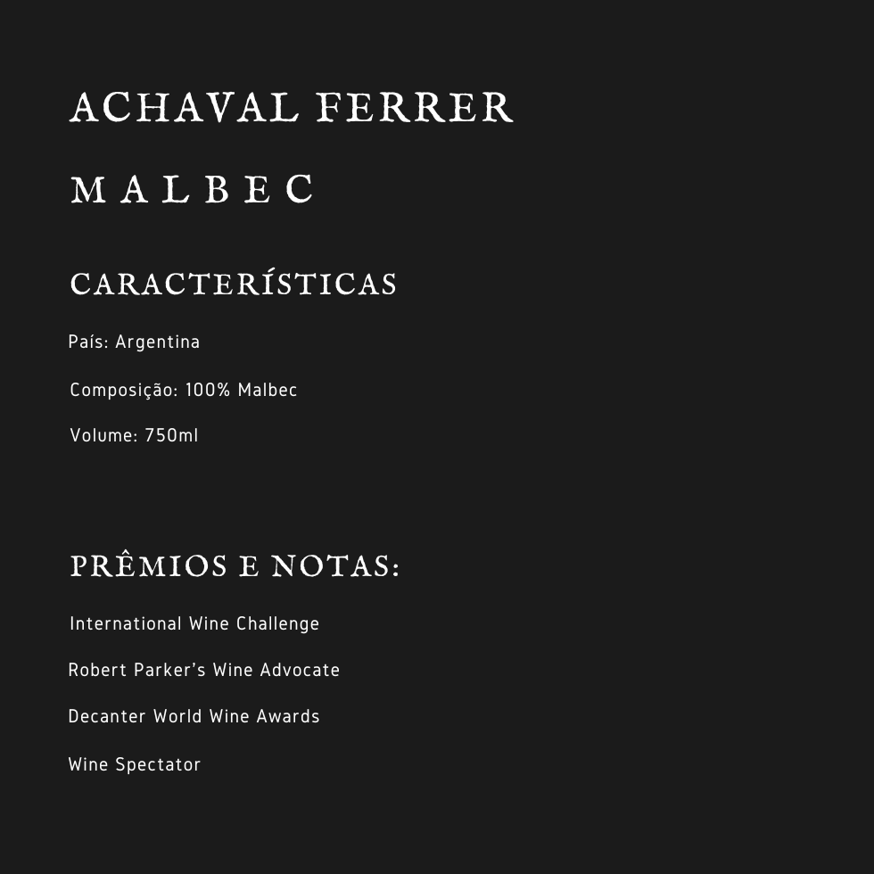 Achaval Ferrer Malbec