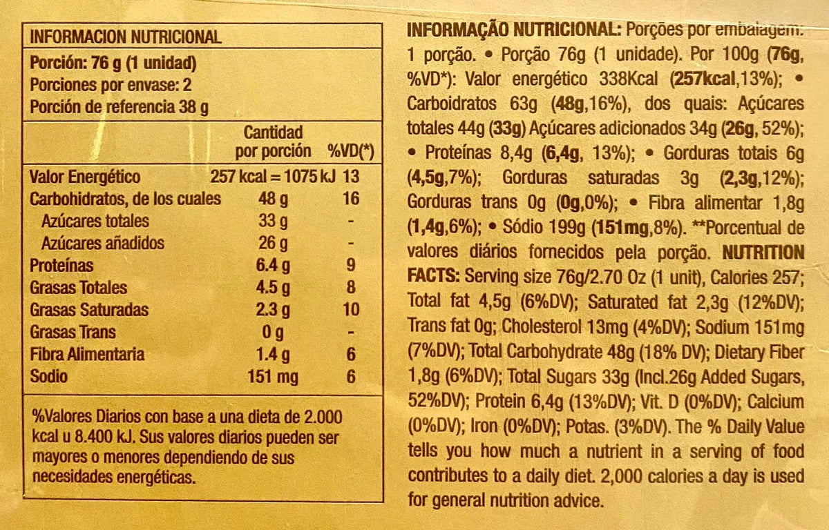 Alfajor Argentino Cachafaz Maizena E Doce De Leite Com Coco - Caixa C/6un